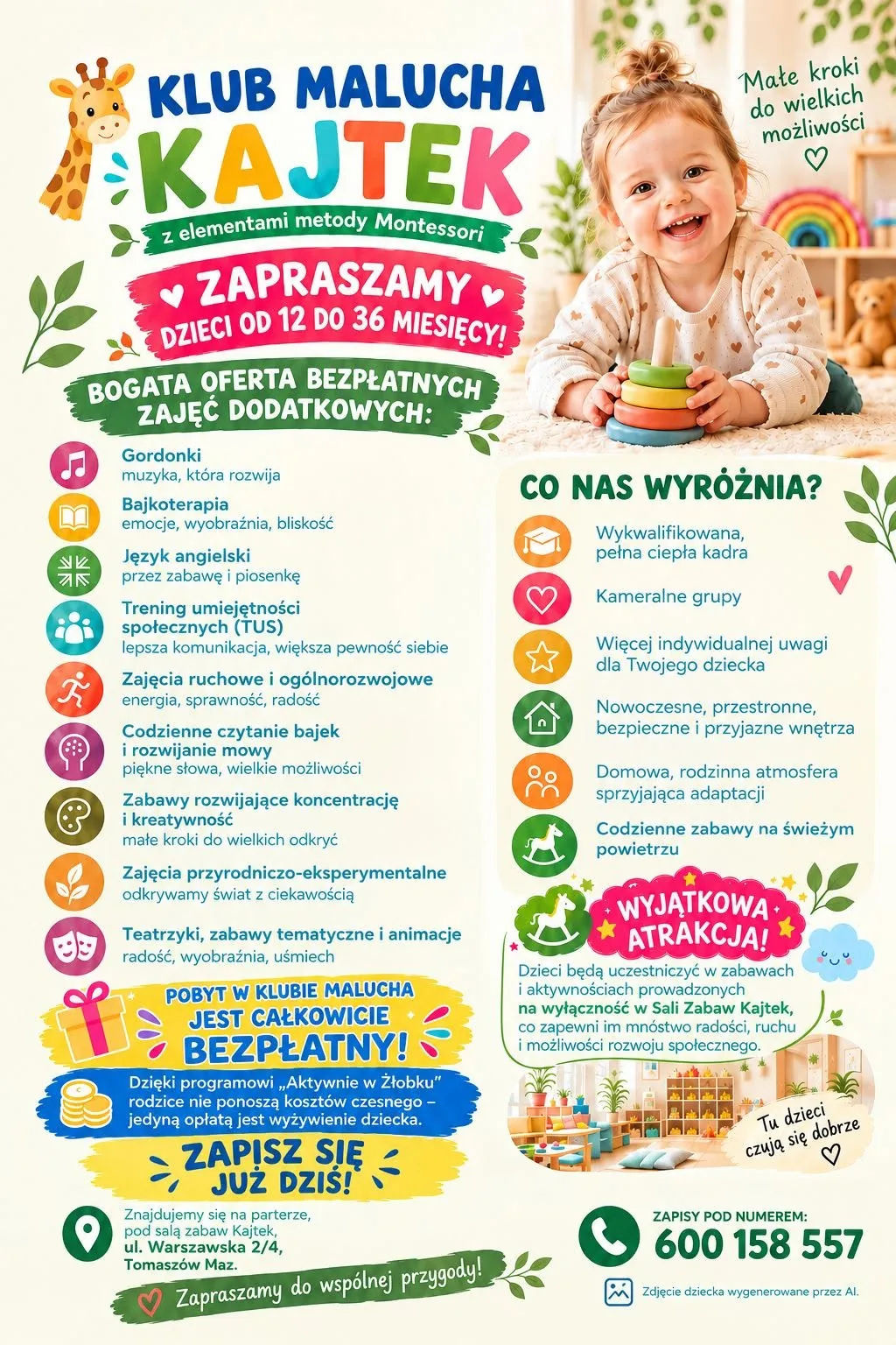 Klub Malucha KAJTEK – Tomaszów Mazowiecki